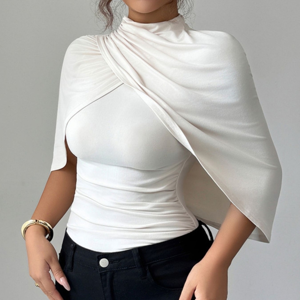 Stylish Apricot Women's Top - Picture 3 of 8